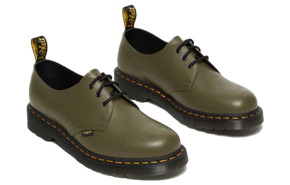Dr. Martens 1461 AAPE Smooth Leather Oxford 'Olive Green' 27984355