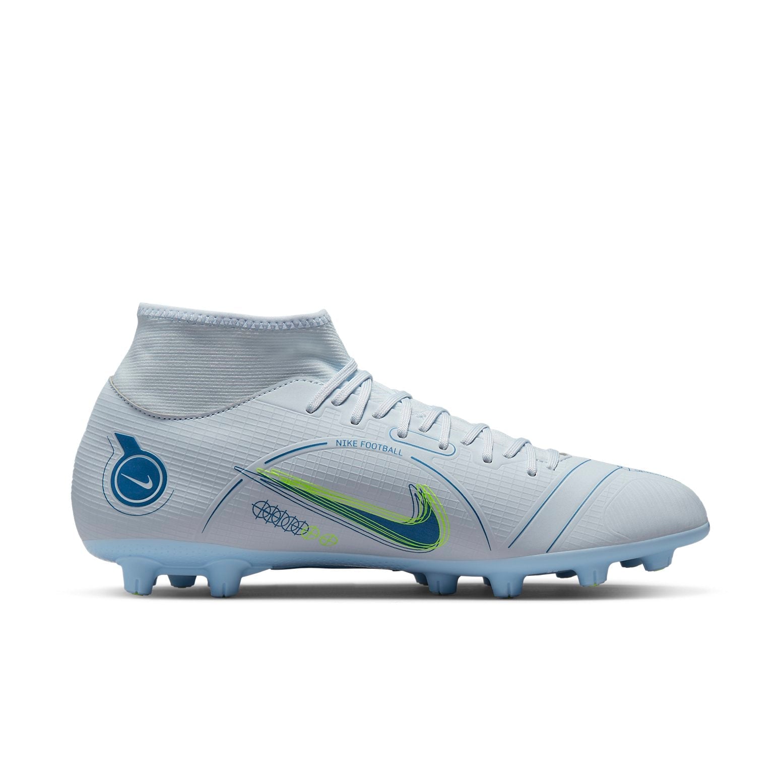 Nike Mercurial Superfly 8 Academy HG 'White Blue' DJ2867-054