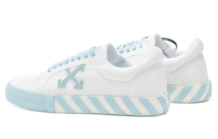 Off-White Vulcanized Low Sneaker 'White Blue' OMIA085S22FAB0010140