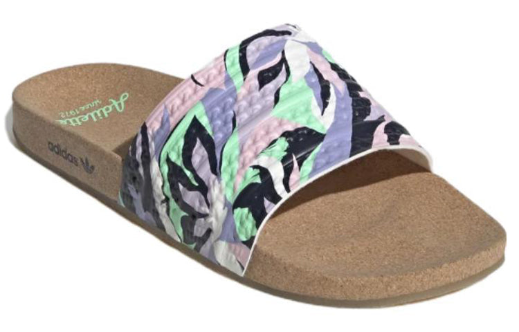 adidas Adilette Slide 'Cork - Floral' GV7077