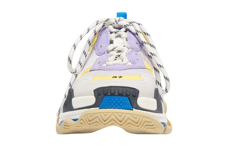 (WMNS) Balenciaga Triple S 'Purple Yellow' 524039W09OM9465