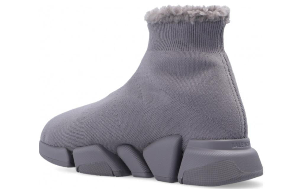 (WMNS) Balenciaga Speed 2.0 Sneakers 'Grey Recycled Knit' 669789W2DI31503