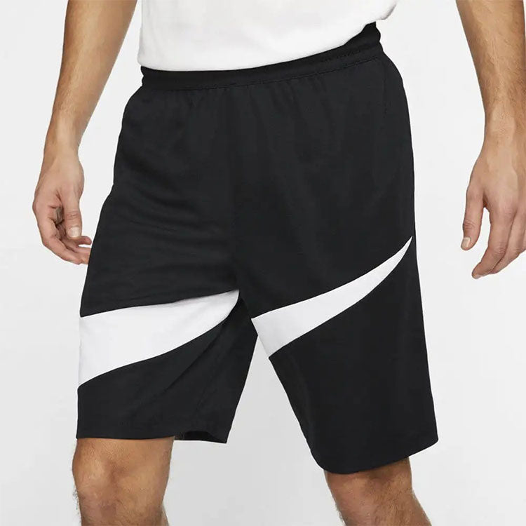 Nike Large Logo Printing Basketball Sports Shorts Black BV9386-011