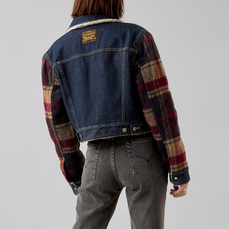 Levis x karla Crossover . Series Reversible Denim Colorblock Jacket 16977-0000