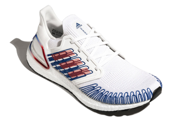 adidas Ultraboost_20 White/Blue/Red FY3446