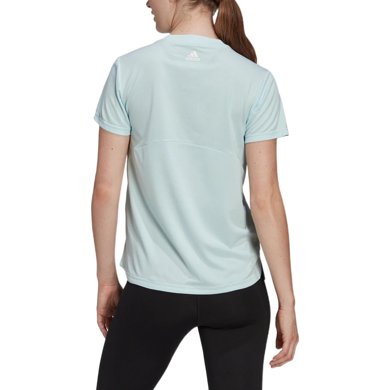 (WMNS) adidas Training T-Shirt Asia Sizing 'Teal' HK6512