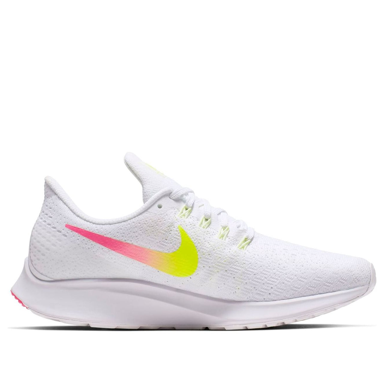 (WMNS) Nike Air Zoom Pegasus 35 'White Neon Pink Yellow' CI7694-100