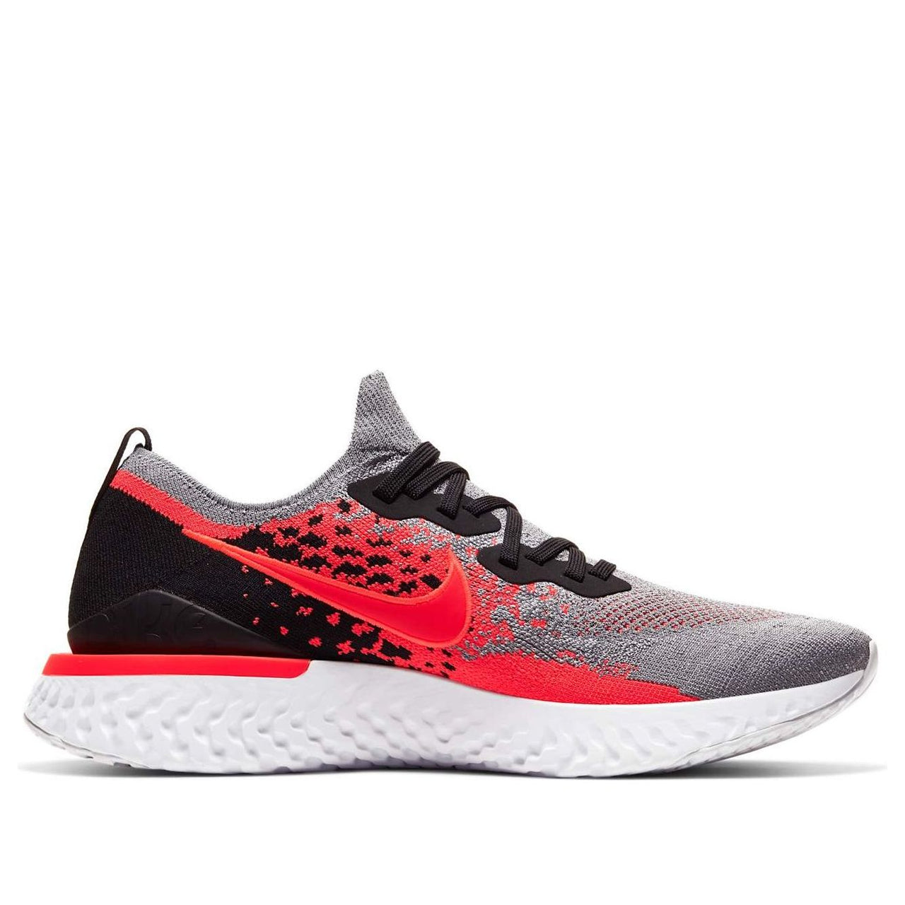 Nike Epic React Flyknit 2 'Cool Grey Crimson' BQ8928-014