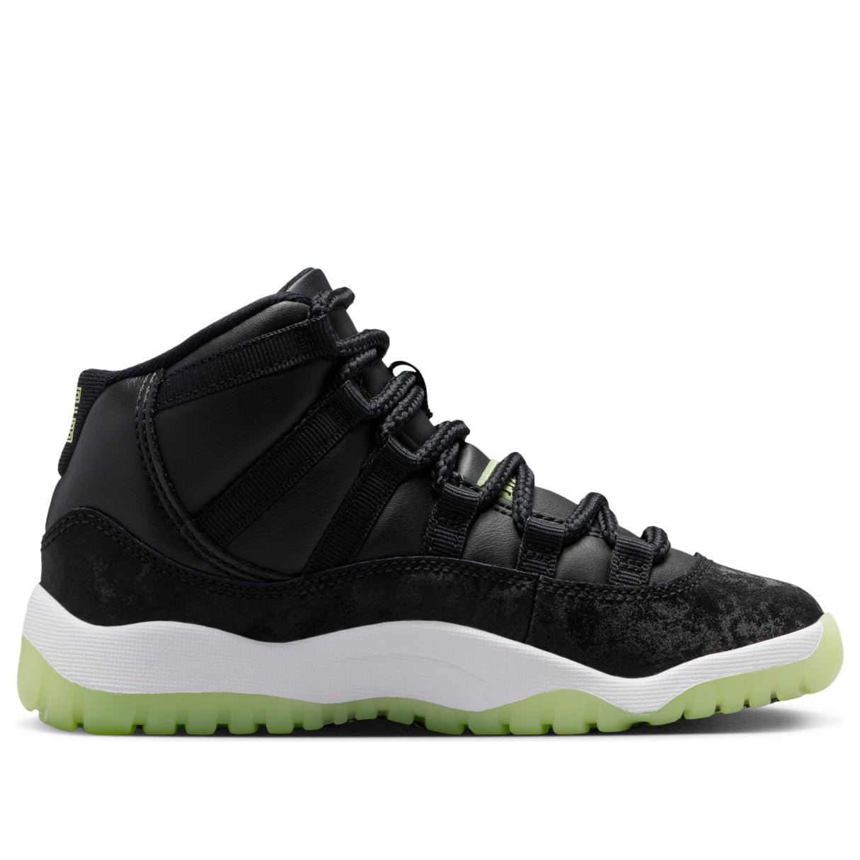(PS) Air Jordan 11 Retro 'Black Barely Volt' IB1379-001