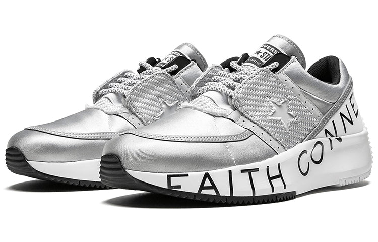 (WMNS) Converse Run Star x Faith Connexion Low Top Metal Silver 565537C