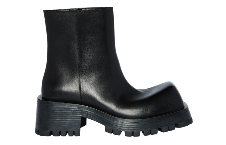 (WMNS) Balenciaga Trooper Boots 'Black' 678816WB9201000