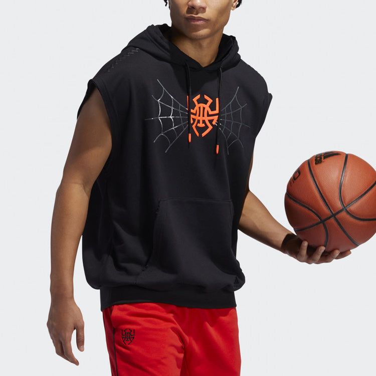 adidas Dm Ss Printing Sports Sleeveless Black FR5748
