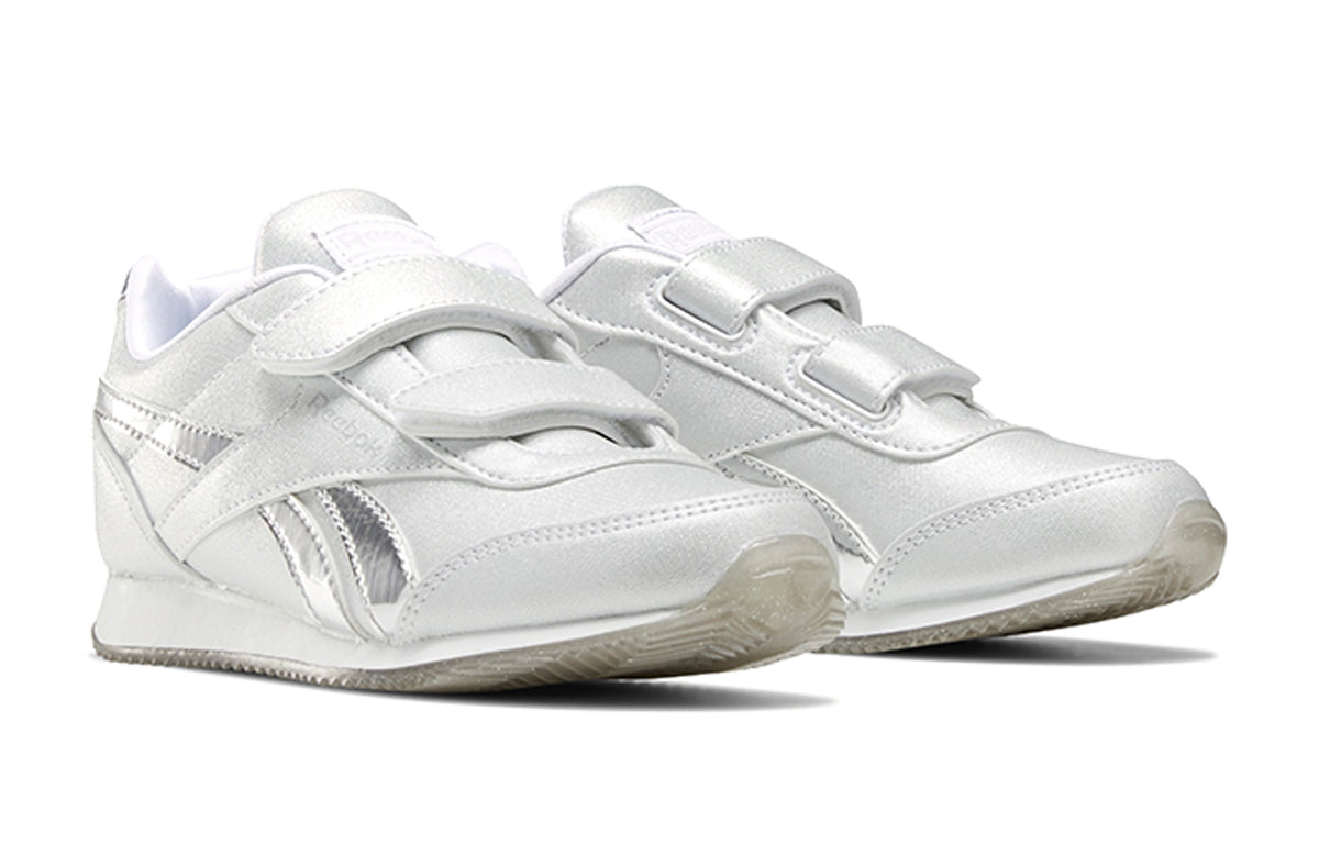 (GS) Reebok Royal Classic Jogger 2.0 J 'White Silver Metallic' FV1525