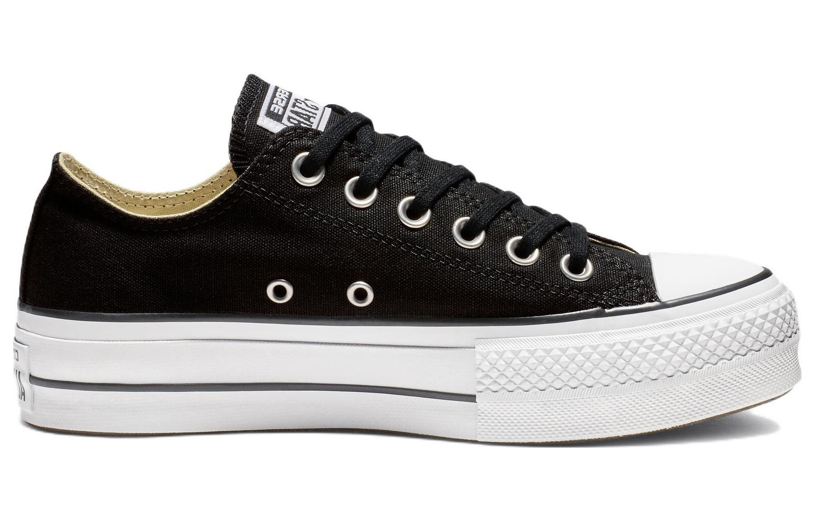 (WMNS) Converse Chuck Taylor All Star Lift Platform Canvas Ox 'Black' 560250F