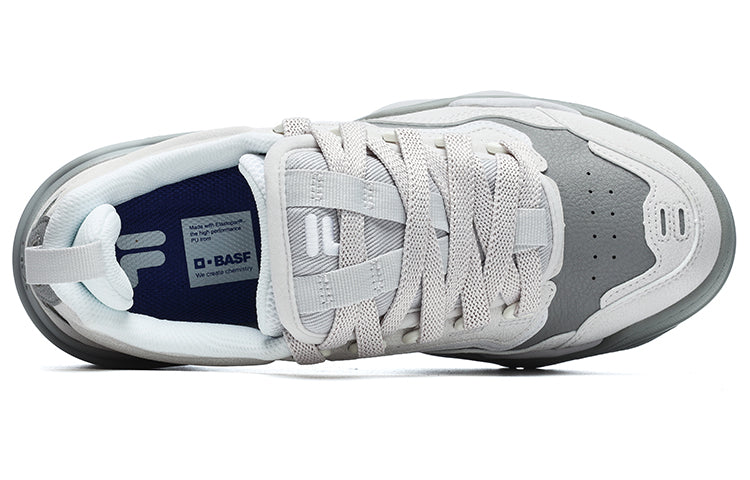 (WMNS) FILA FUSION Kick Sneakers 'White Grey' T12W242203FNA