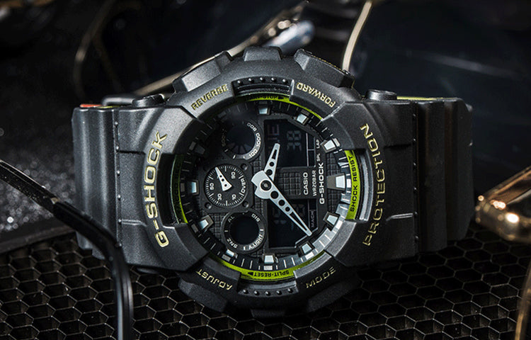 CASIO G-Shock Analog-Digital 'Black' GA-100L-1APR