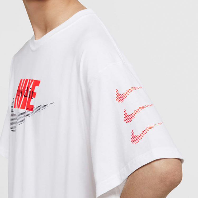 Nike Sportswear Retro Pattern Printing White CW0376-100