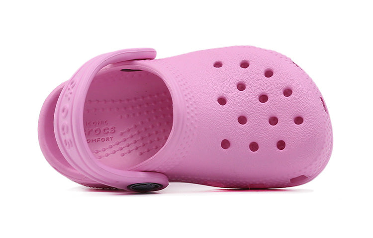(PS) Crocs Classic Small Crocs Outdoor Beach Sports Pink Sandals 204536-6I2