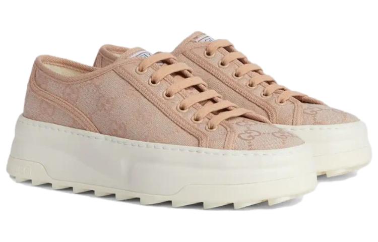 (WMNS) Gucci GG Leather Sneakers 'Neutral' 746766-FABZZ-5641