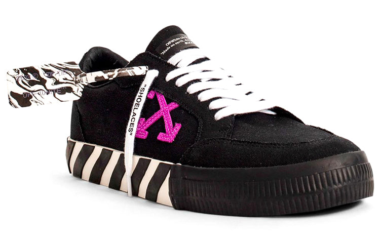 Off-White Vulc Low 'Black Purple' OMIA085E20FAB0011037