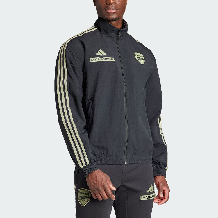 adidas Arsenal x Maharishi Anthem Jacket 'Black' IN4749