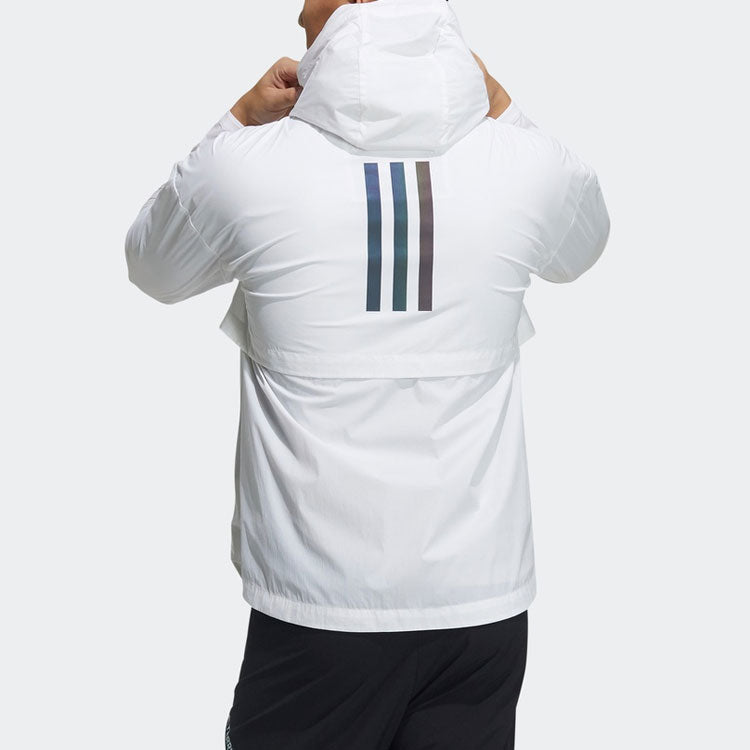 adidas Myshelter Windb Outdoor Sports Hooded Jacket White GN7619