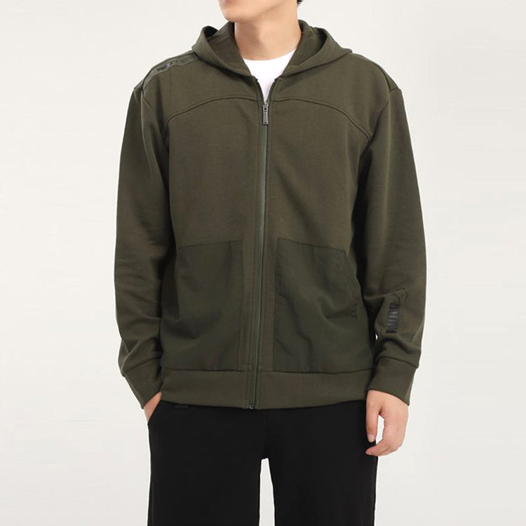 PUMA Nu-tility Casual Hooded Jacket Dark Green 585243-70
