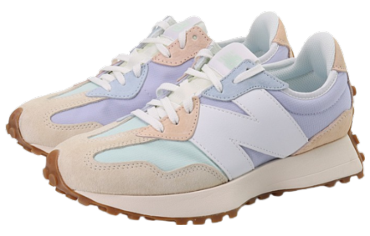(WMNS) New Balance 327 'White Morning Fog Gum' WS327PAB