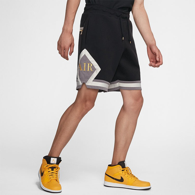 Air Jordan Remastered diamond Sports Shorts Black AT9957-010