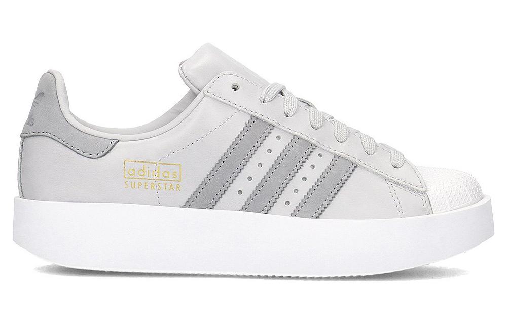 (WMNS) adidas originals Superstar Bold 'Medium Grey' CG3694
