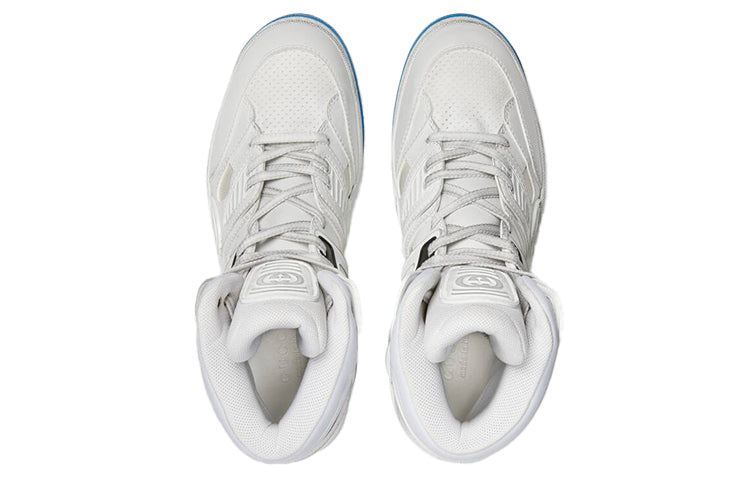 Gucci Basket Breathable Wear-Resistant Non-Slip High 'White Blue' 661301-2SHA0-9014
