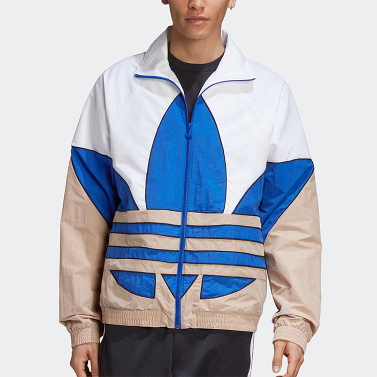 adidas Big Trefoil Woven Track Top - White GE0865