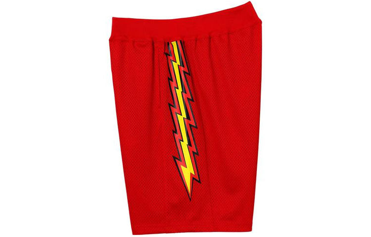 Supreme SS18 Bolt Basketball Short Red Mesh Flash Sports Shorts Unisex SUP-SS18-430