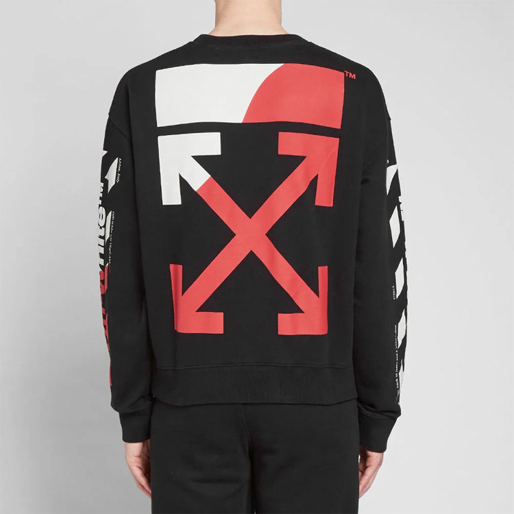 Off-White SS19 Diagonals Crew Neck Sweater OMBA035S190030061020