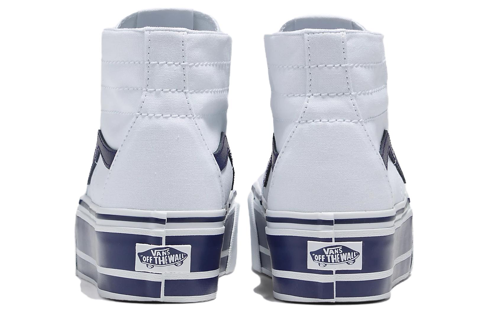 Vans SK8 HI Tapered Stackform 'White Navy Blue' VN0A5JMKNWD