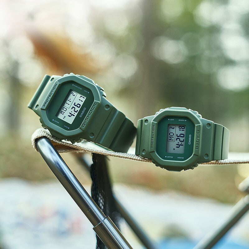 CASIO G-Shock & Baby-G Set 'Green' DW-5600ET-3PR&BGD-560ET-3PR