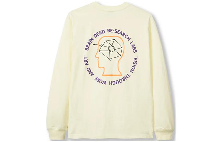 THE NORTH FACE x Brain Dead Unisex Round-neck Swea Creamy NF0A3YCWN9Q1
