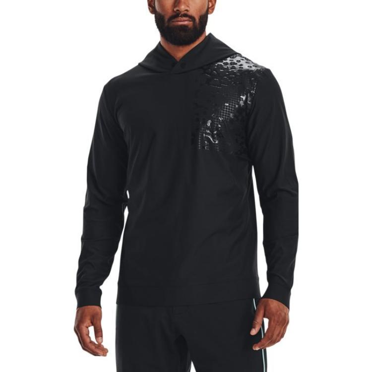 Under Armour Curry Hooded Golf Shirt 'Black' 1373680-001