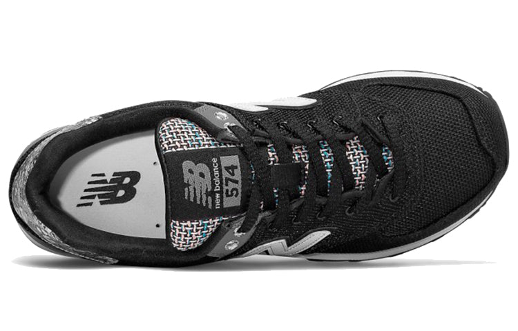 (WMNS) New Balance 574 Series Art School Black/Grey WL574ASB
