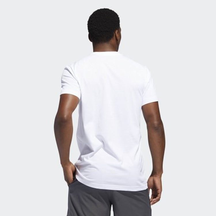 adidas Basketball Sports Round Neck Short Sleeve DX0297