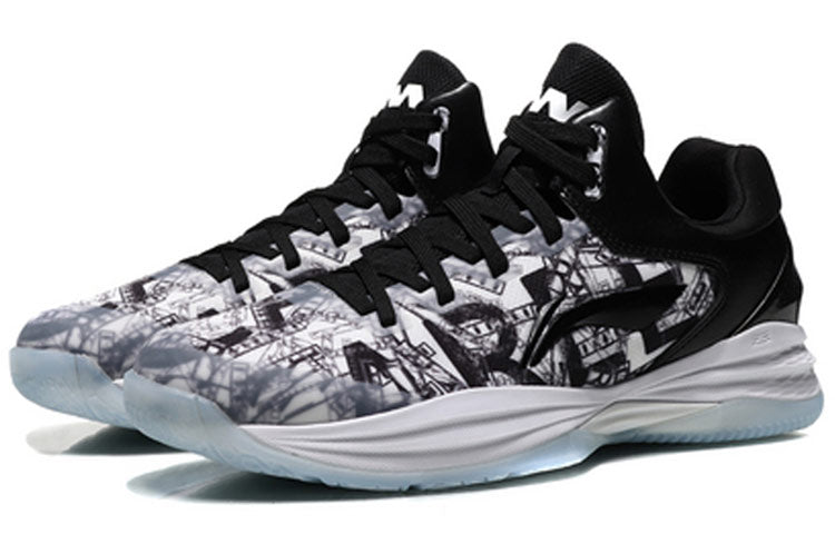 LI-NIng Graffiti Professional Black/White ABAN071-1