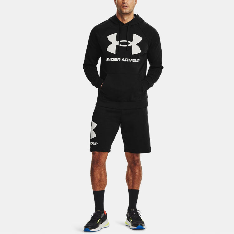 Under Armour Rival Fleece Big Logo Hoodie 'Black' 1357093-001