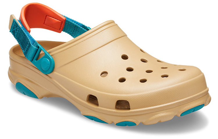 Crocs Classic Clog Beach Shoe Brown Yellow Unisex 'Brown Yellow' 206340-265