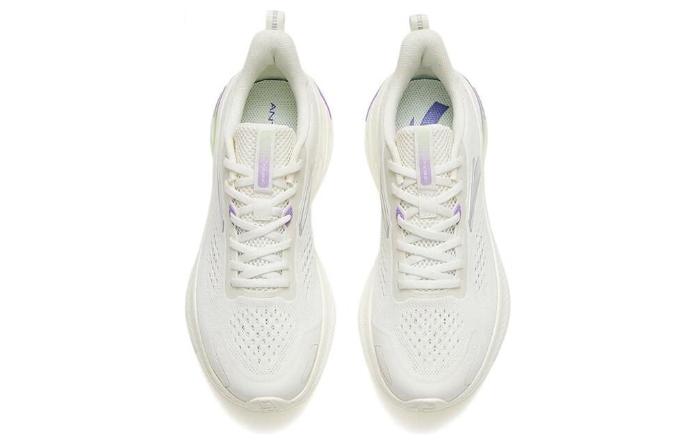 (WMNS) ANTA Running Series Sneakers 'White Silver Purple' 122325542-1