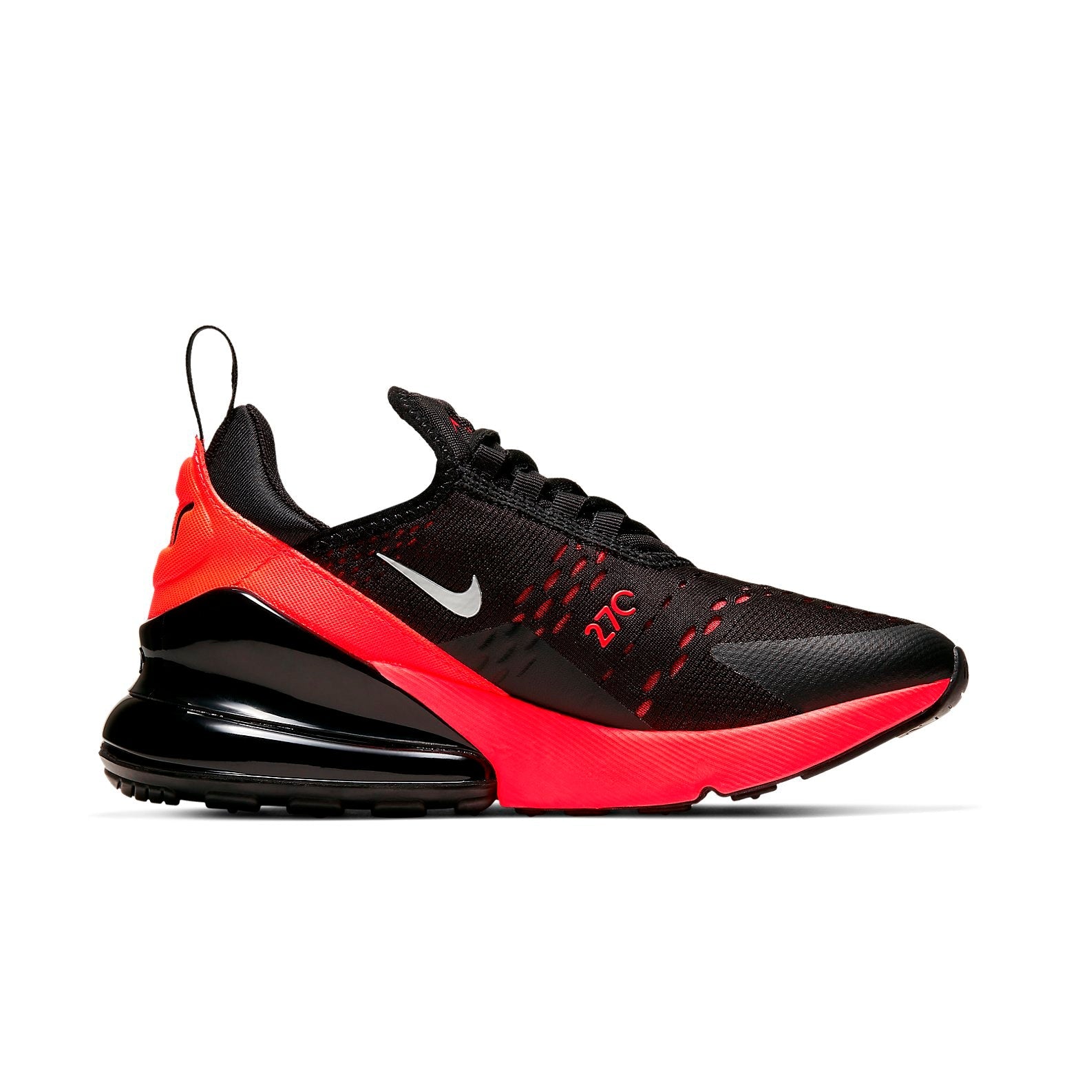 (GS) Nike Air Max 270 'Black Bright Crimson' 943345-018