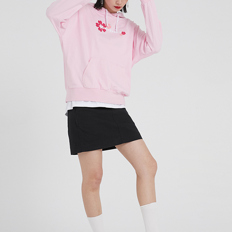 (WMNS) Converse Sakura Hoodie Asia Sizing 'Pink' 10018477-A02