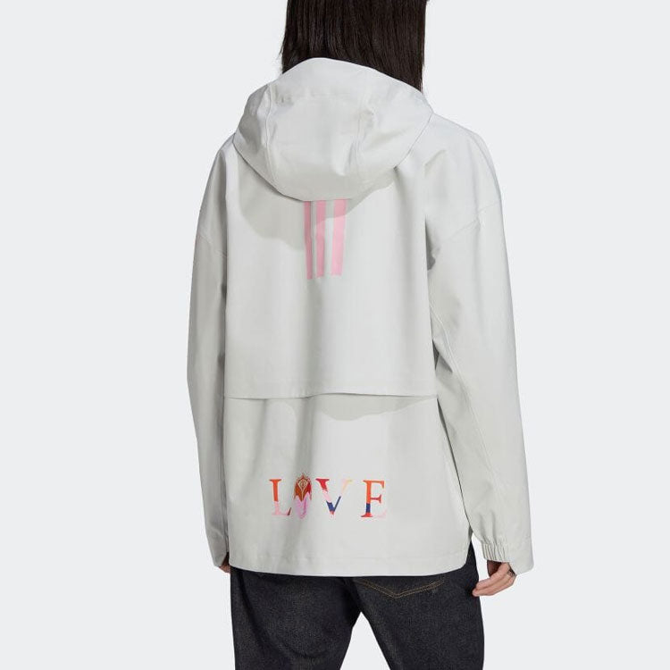 adidas Belgium MYSHELTER Jacket 'Cloud White Pink' HE1438