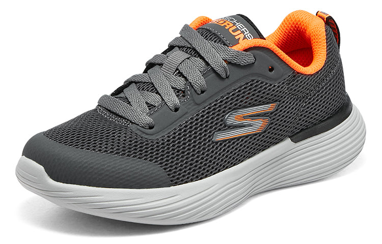 (GS) Skechers Go Run 400 V2 Omega 'Grey Orange' 405100L-CCOR