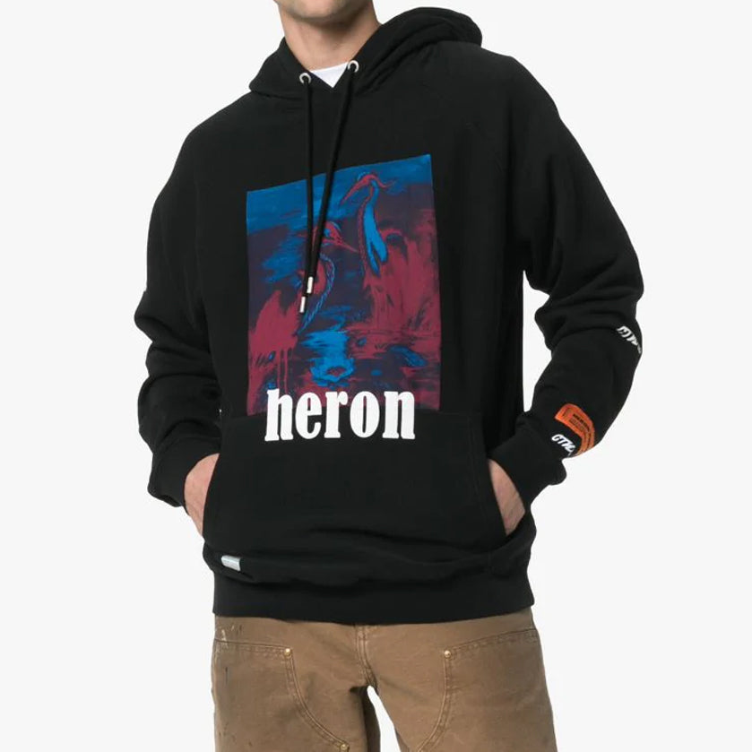HERON PRESTON heron Hoodie 'Black' HMBB001S197570381088