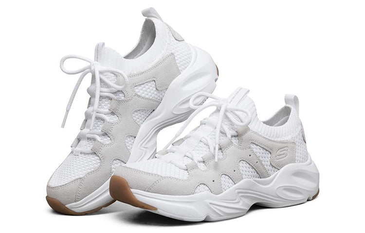 (WMNS) Skechers Stamina Airy Low-Top Running Shoes White 66666257-WNT